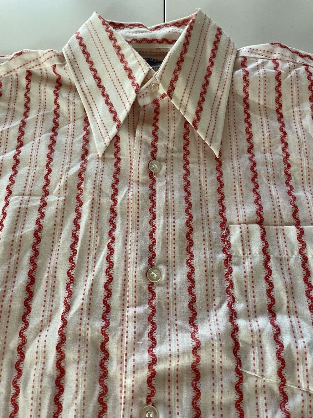 Small Vintage 70s Ever-Pressed Long Sleeve Button Down Shirt